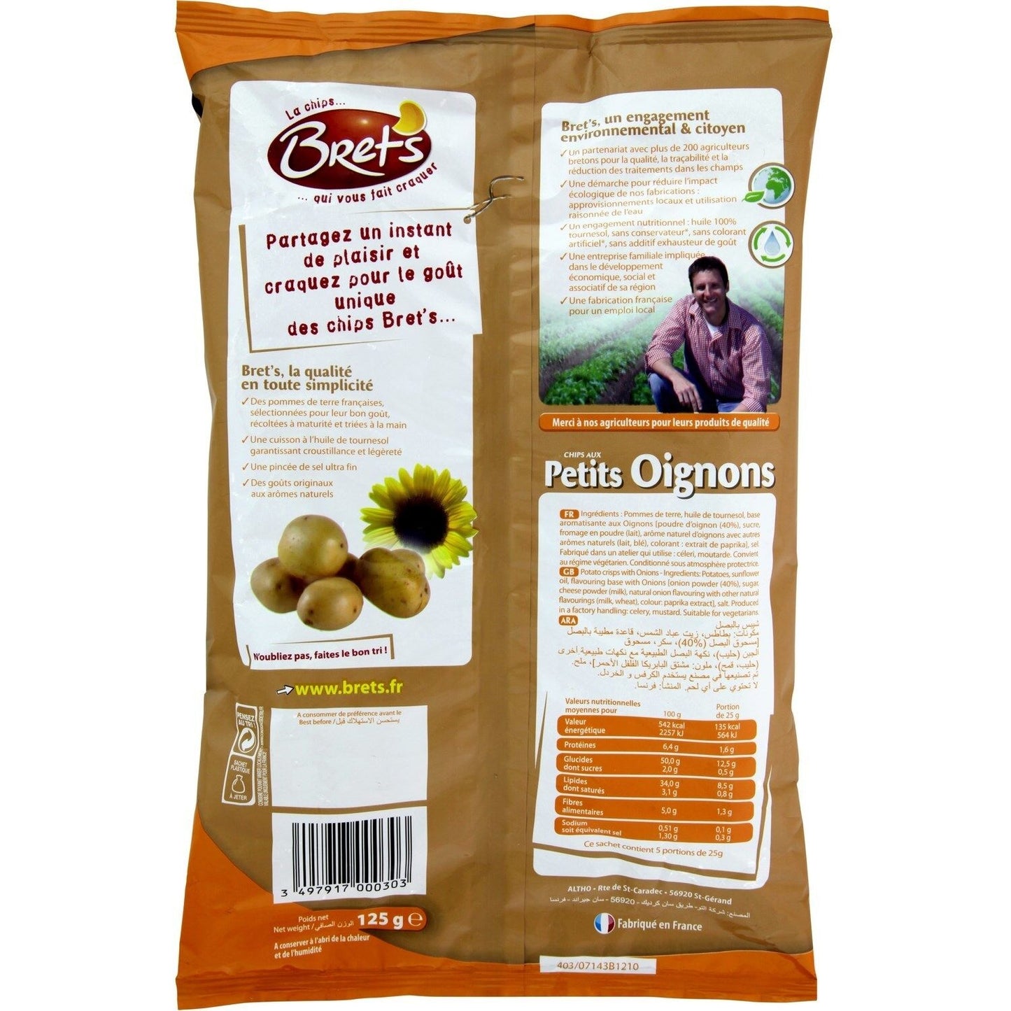 Chips aux Petits Oignons BRET'S