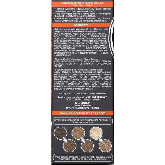 Permanente Coloration 8a Aschblond Ammoniakfreie Farbe und Pflege 3 CHENES