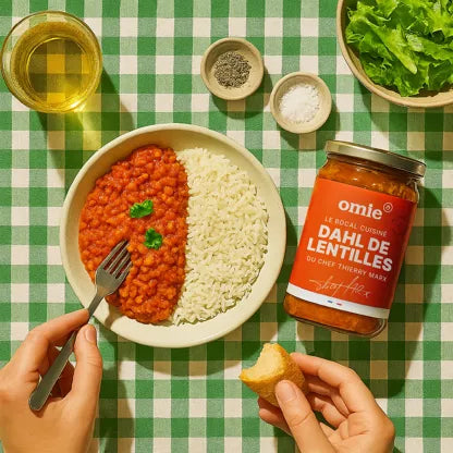 Dhal de lentilles corail bio OMIE