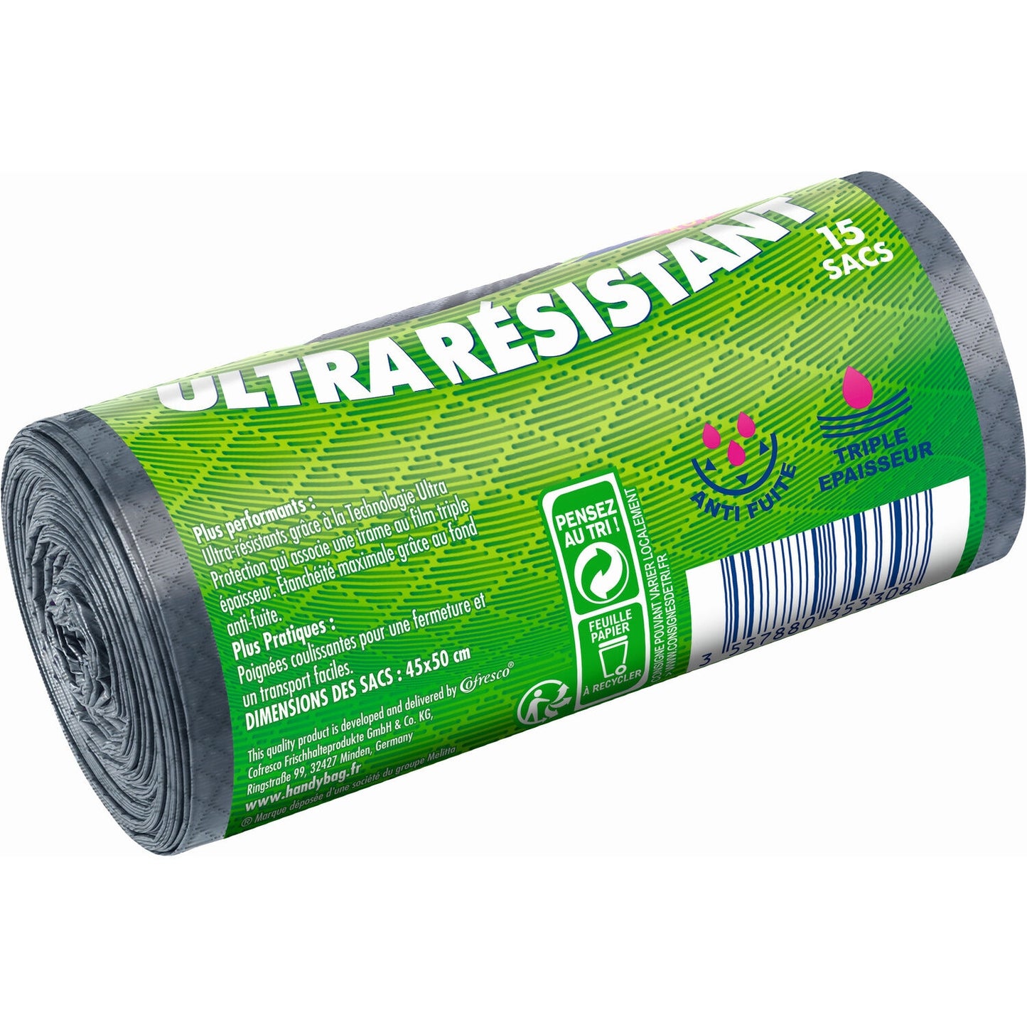 Sac Poubelle Ultra-Résistant 20L HANDY BAG