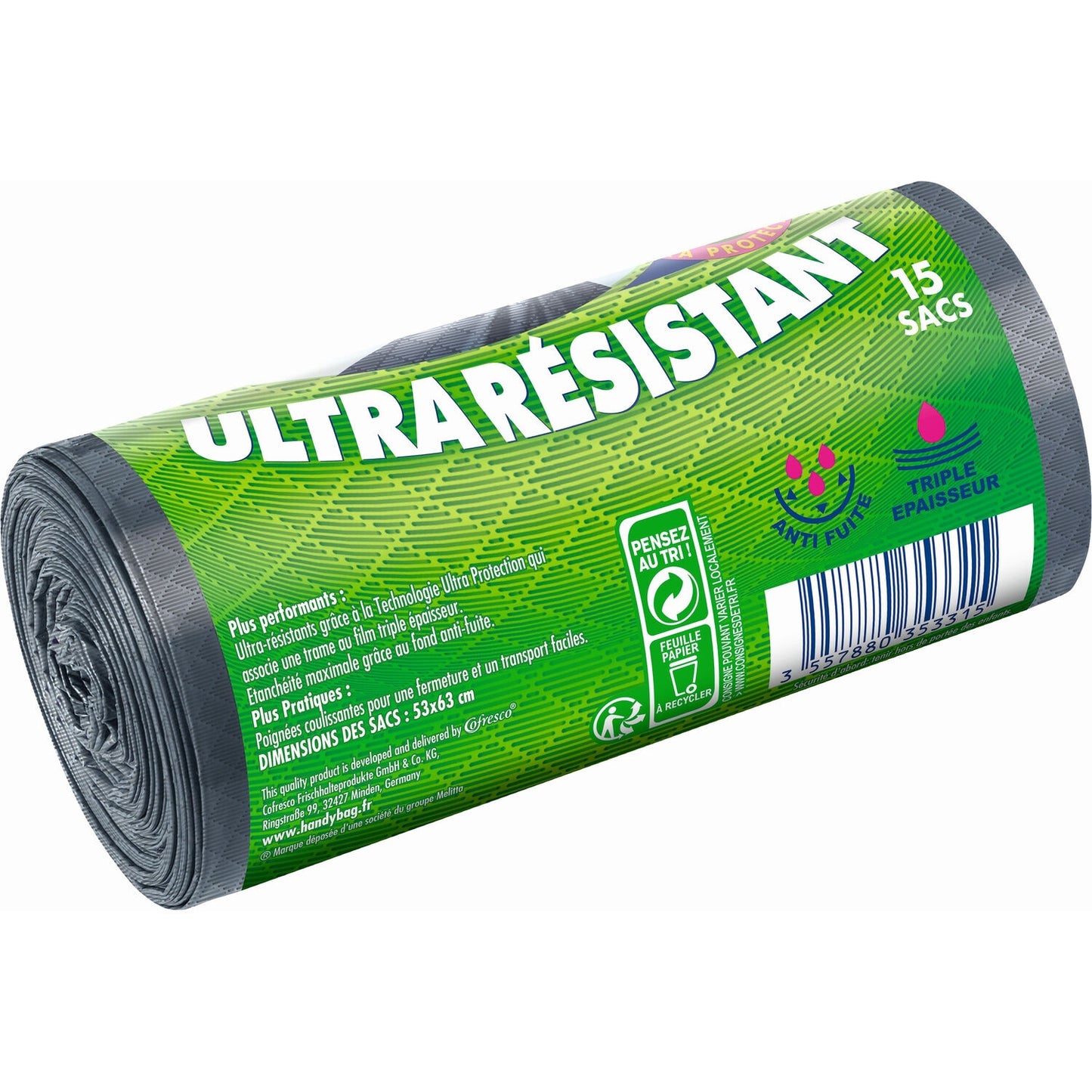 Sac Poubelle Ultra Résistant 30L HANDY BAG