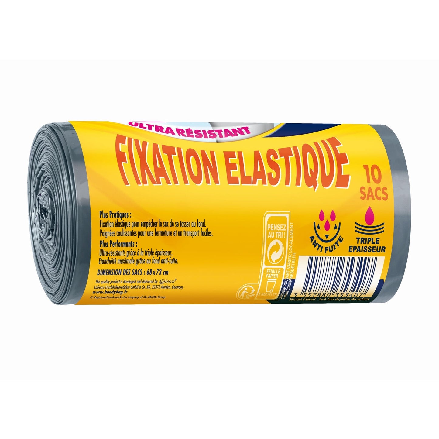 Sac Poubelle Ultra Résistant 50L HANDY BAG