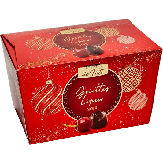 Bonbons Chocolat Noir Griottes Liqueur ESPRIT DE FETE