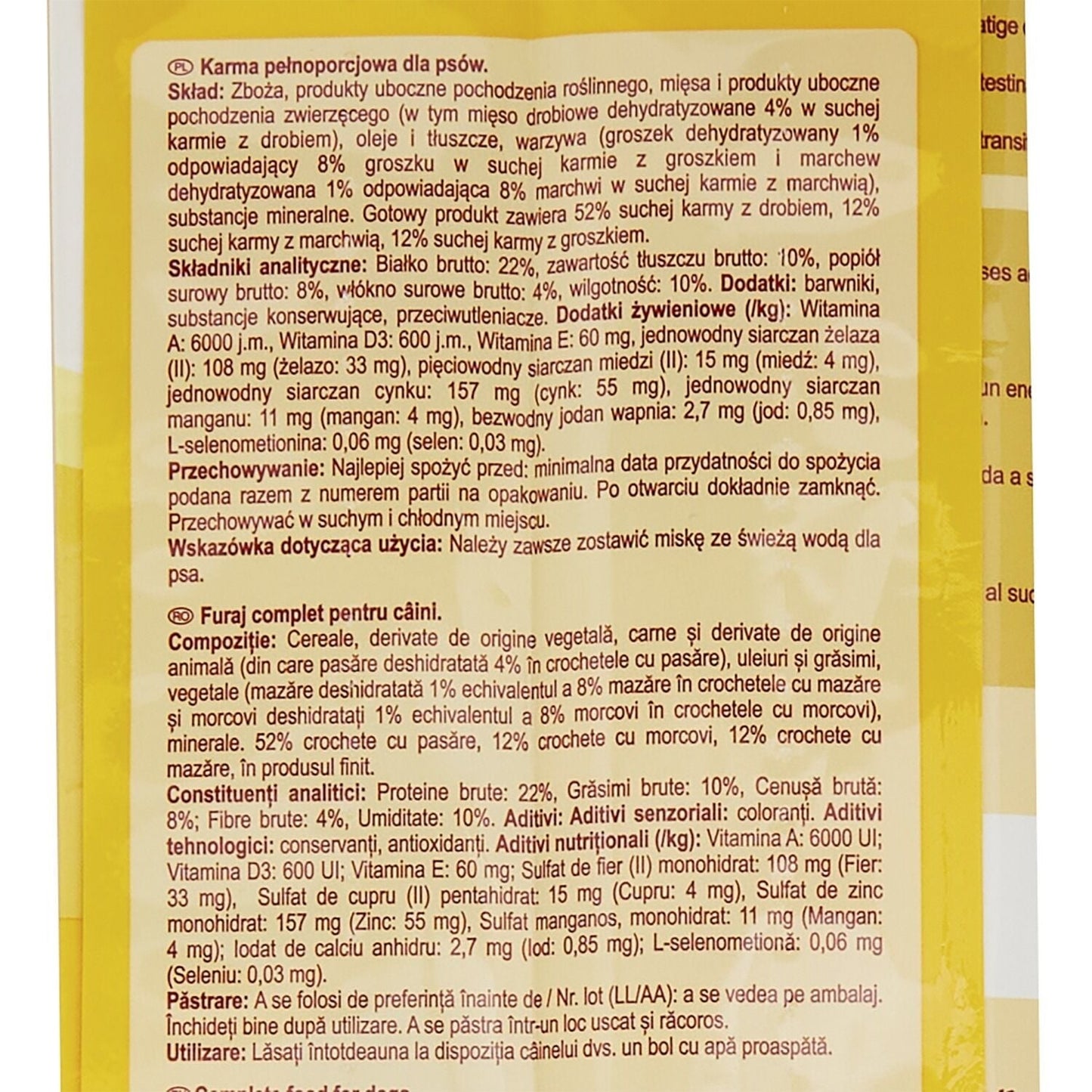 Croquettes Pour Chien Adulte Medium +10kg Volaille Légumes COMPANINO