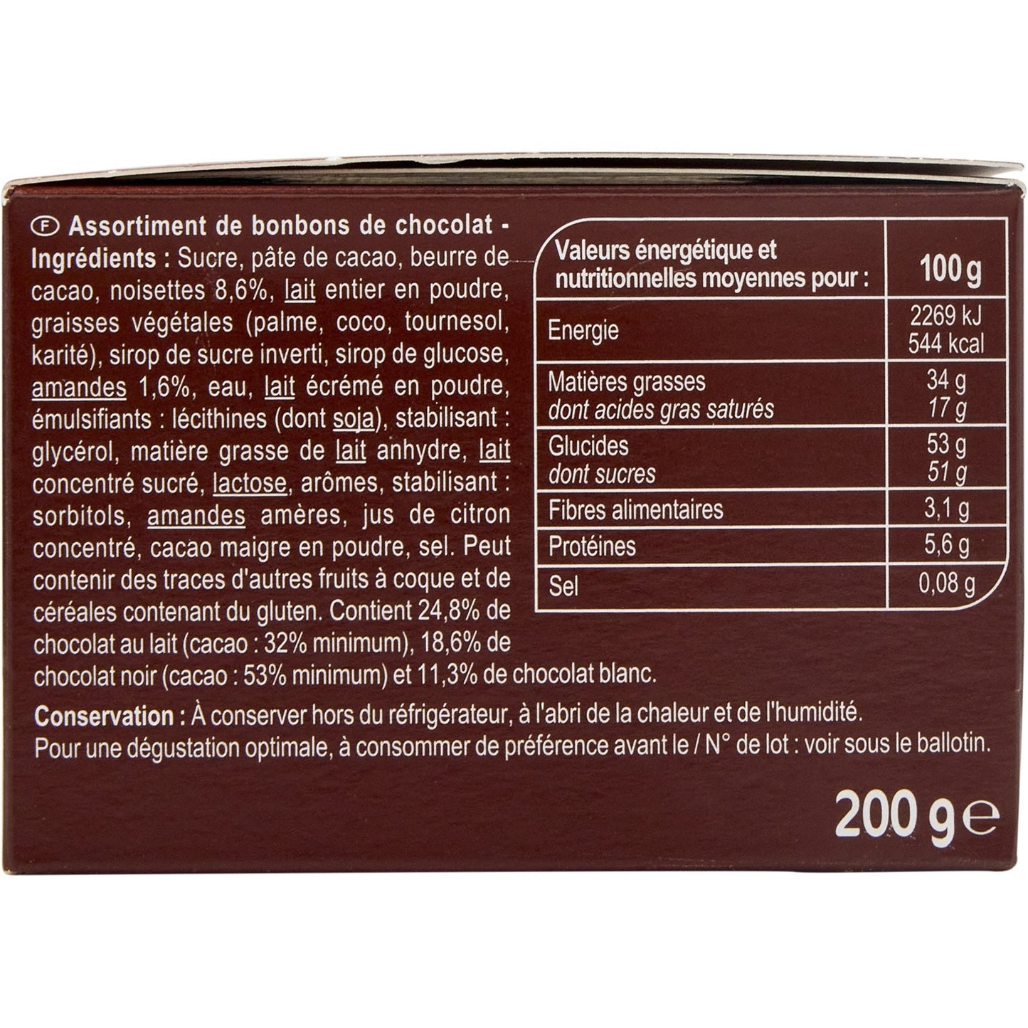 Belgian Chocolate Assortment FESTIVE SPIRIT