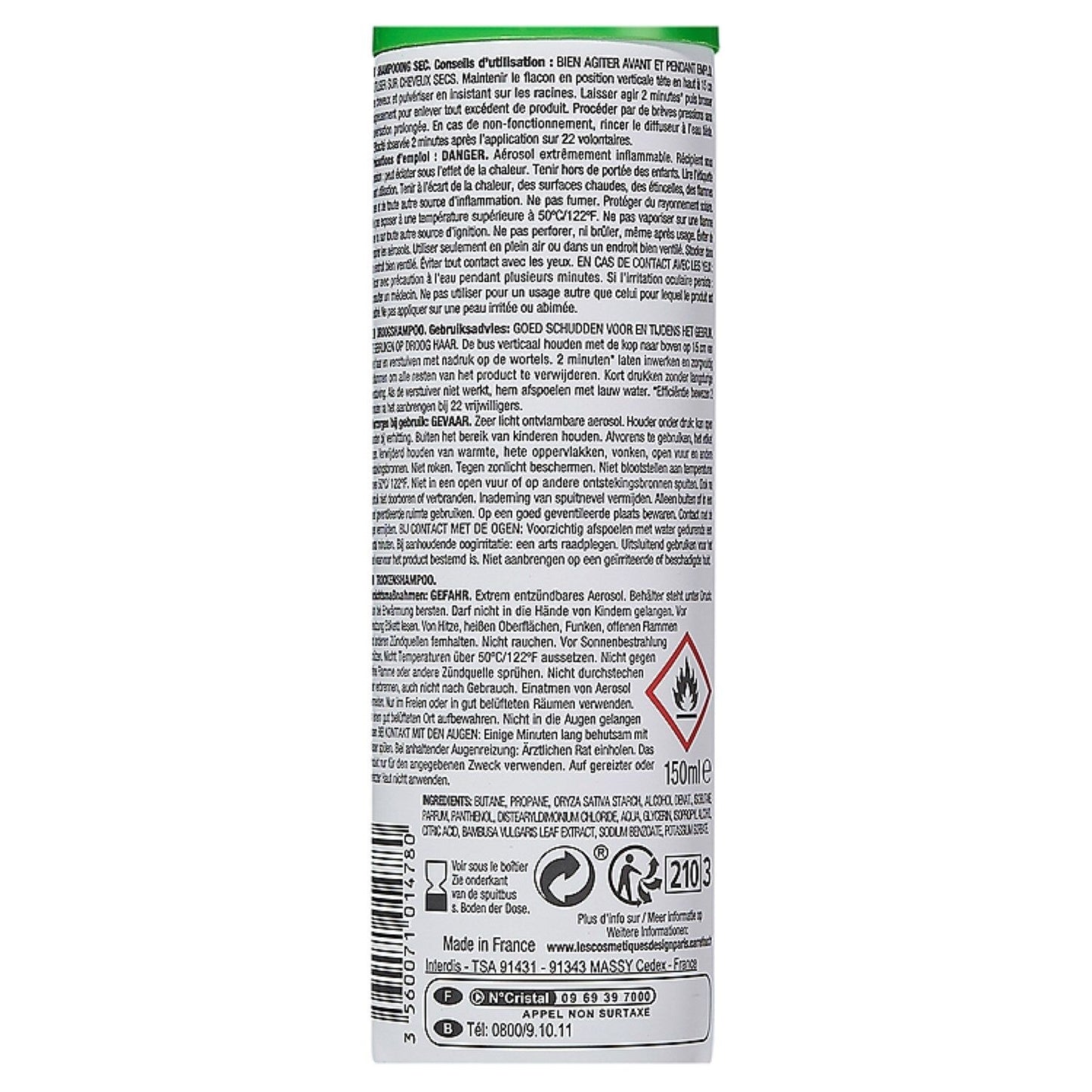 NECTAR OF BEAUTY Volume Shampoo with Bamboo Extract
