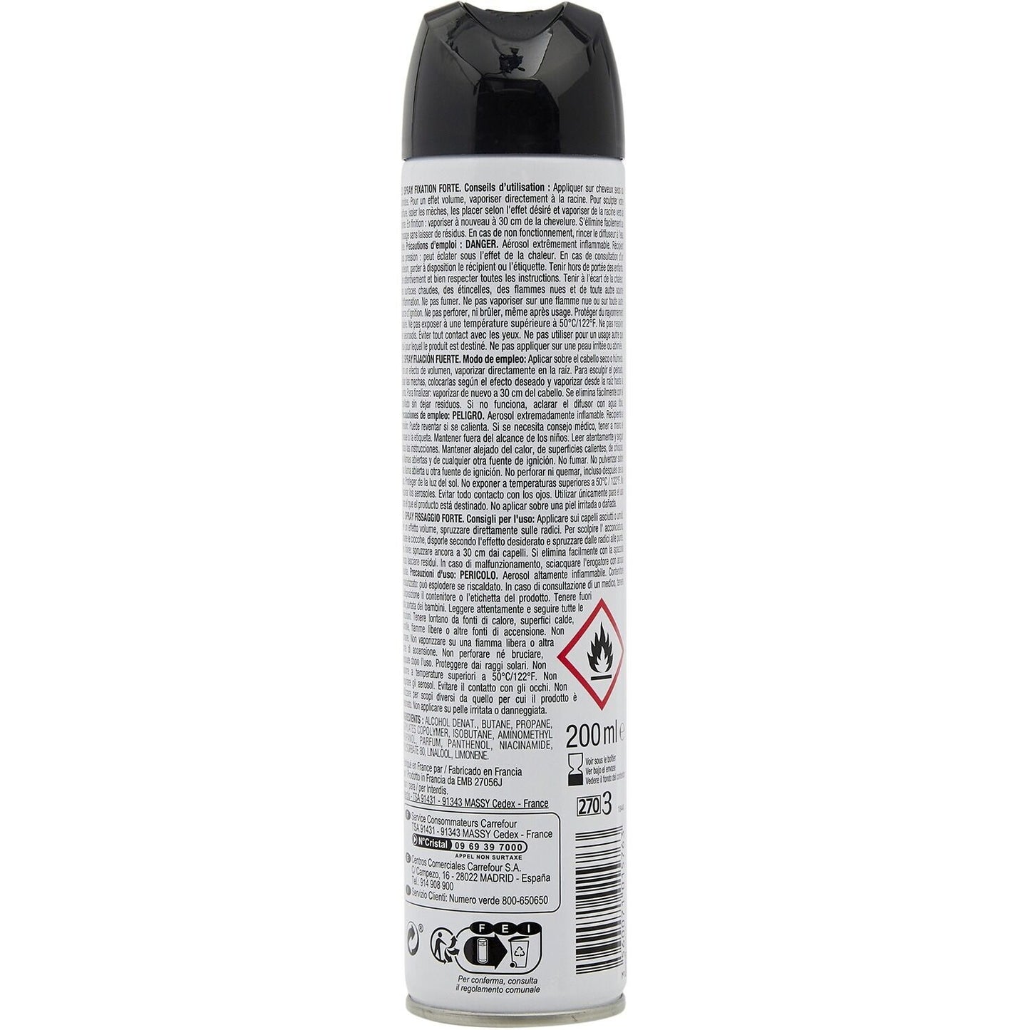 Spray Coiffant Fix & Sculpt Fixation Forte LCS SCIENCE KERA