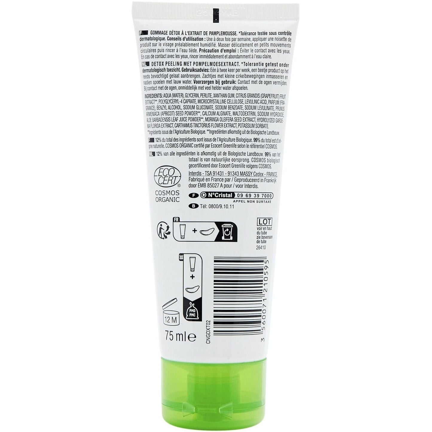 Gommage Détox Purifiant & Anti-Pollution NECTAR OF BIO