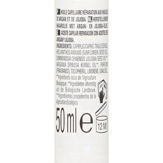Huile Cheveux Réparation Cheveux Très Secs NECTAR OF BIO