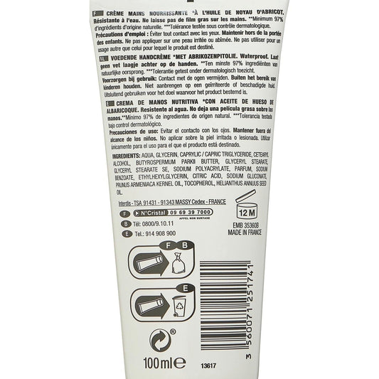 Crème Main Nutrition A l'Huile d'Abricot NECTAR OF BEAUTY
