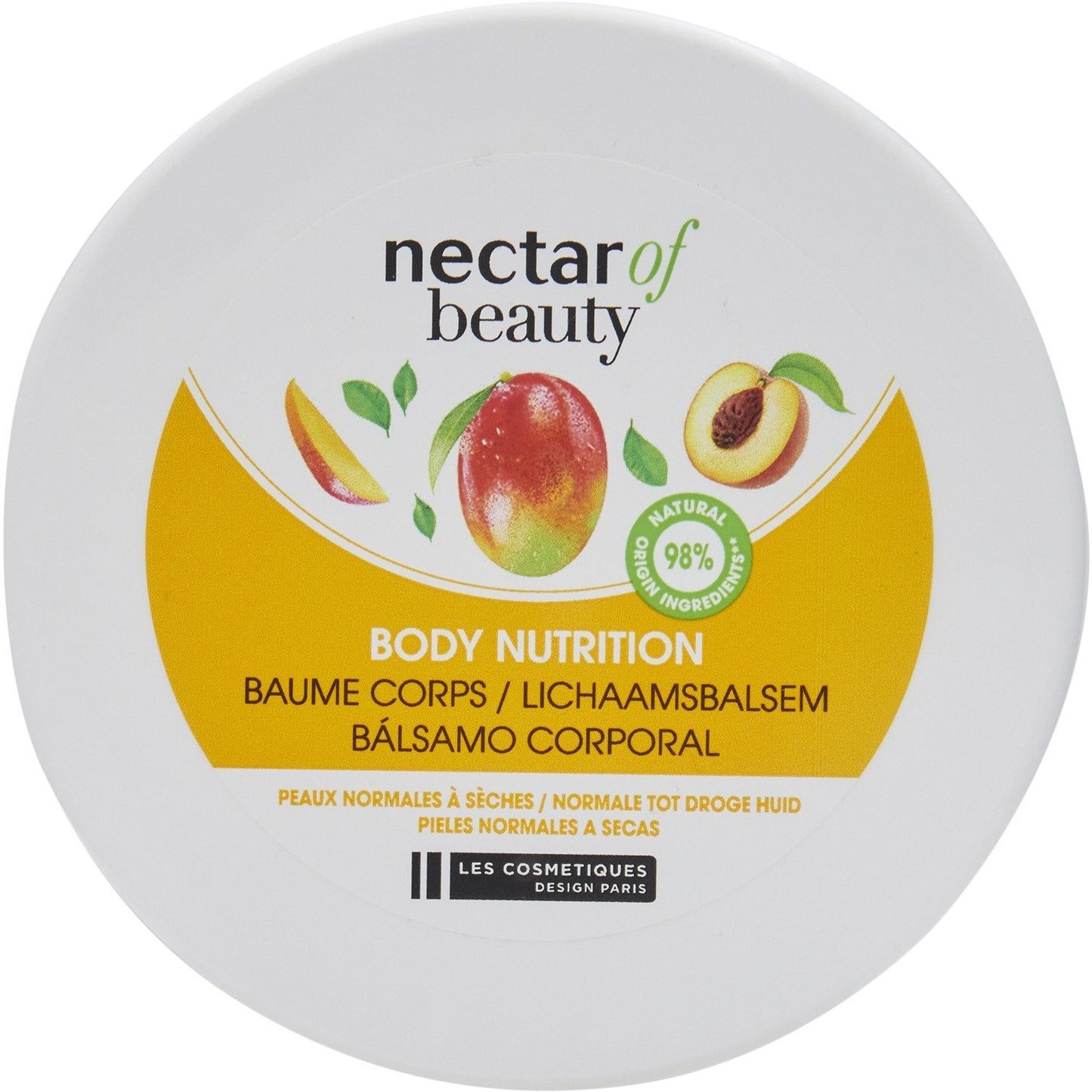 Baume Corps Nutrition Mangue Pêche NECTAR OF BEAUTY
