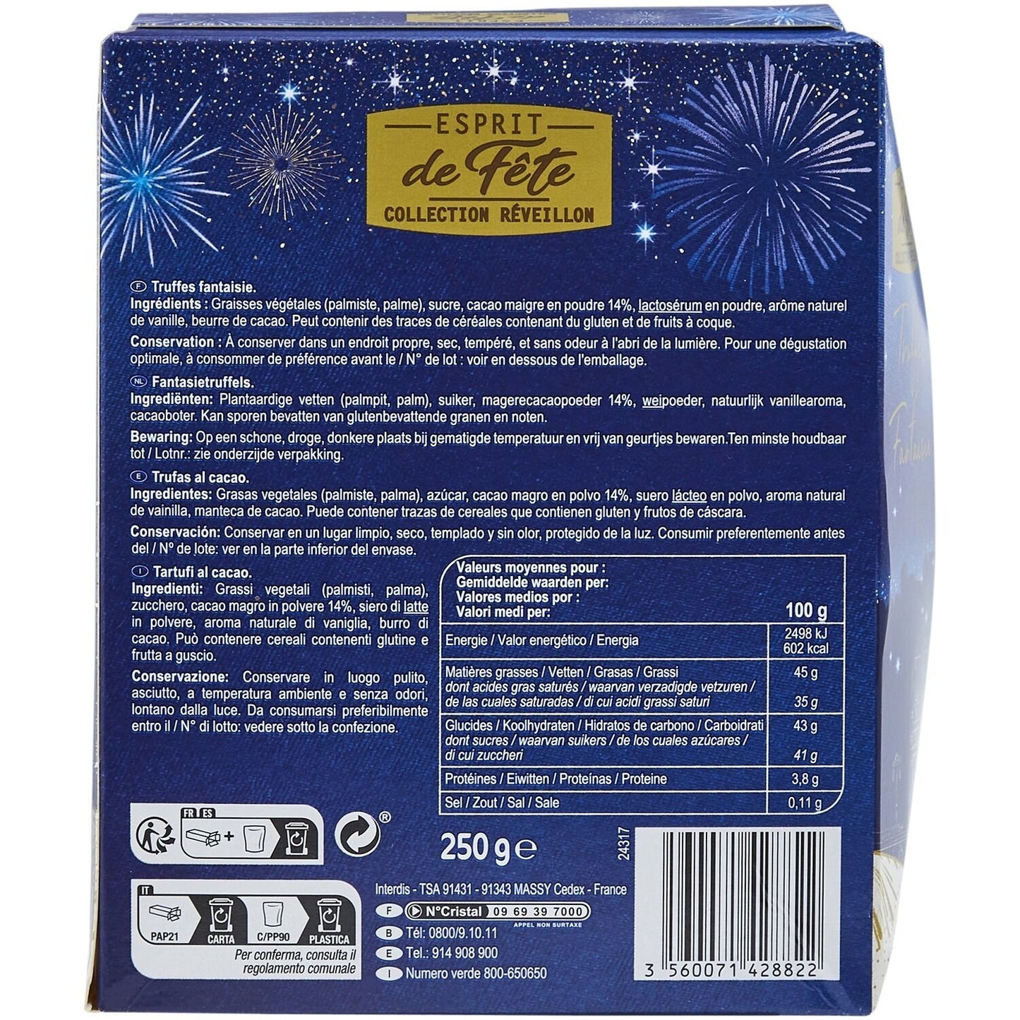 Festive Spirit Chocolate Fancy Truffles