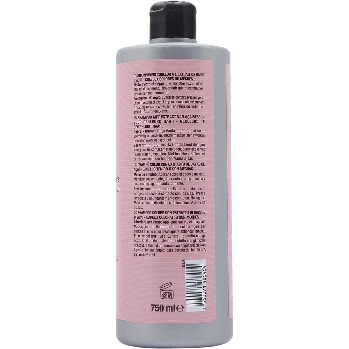 SCIENCE Radiant Color Shampoo for Colored or Highlighted Hair with UV Filter and Acai Berry Extract