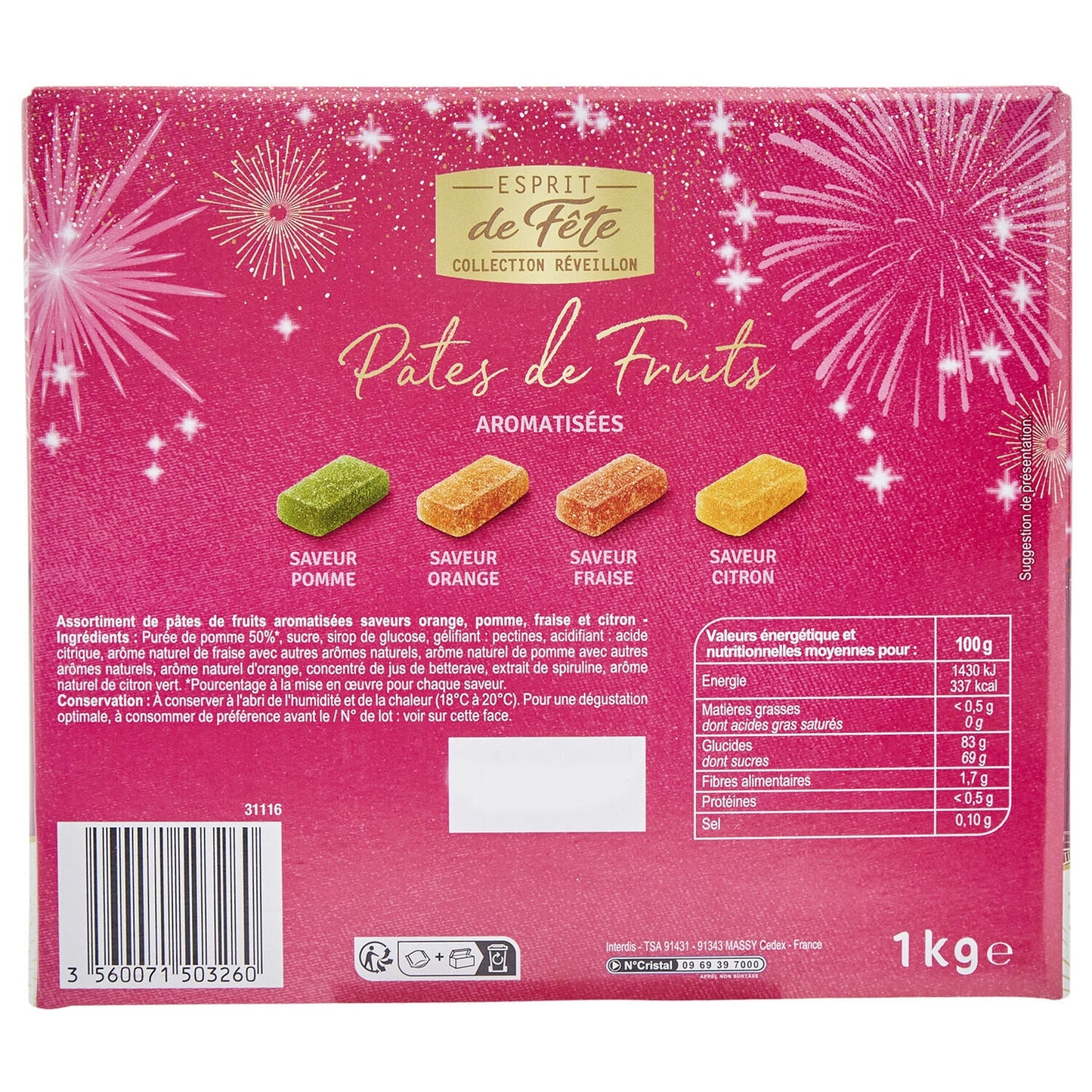 FESTIVE SPIRIT Flavored Fruit Pastes
