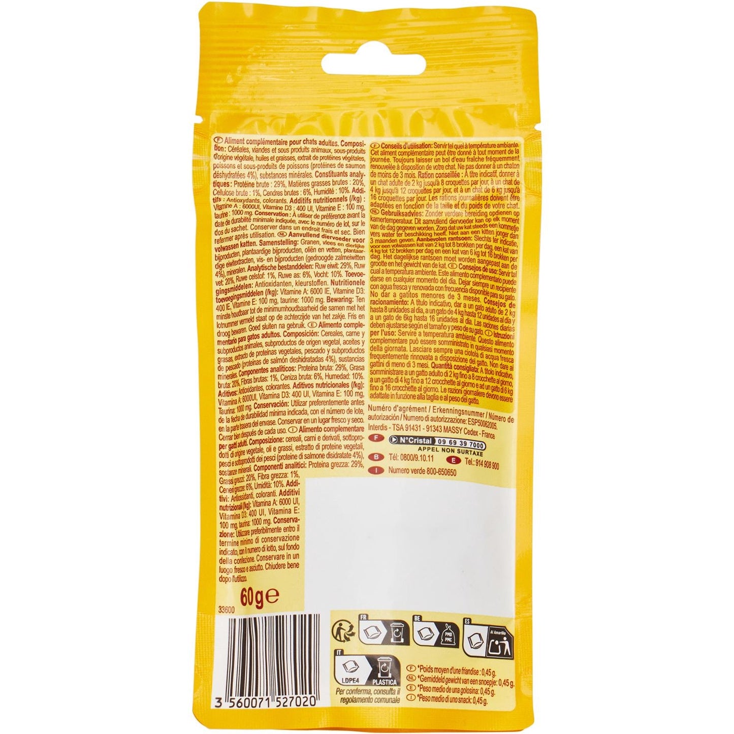 Friandises pour Chats au Saumon pour Chat au Saumons COMPANINO
