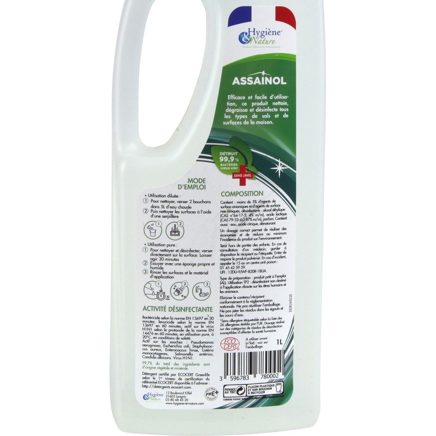 ASSAINOL Household Cleaner, Degreaser, Disinfectant, Floor Cleaner