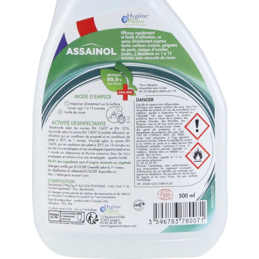 Désinfectant Express Toutes Surfaces ASSAINOL
