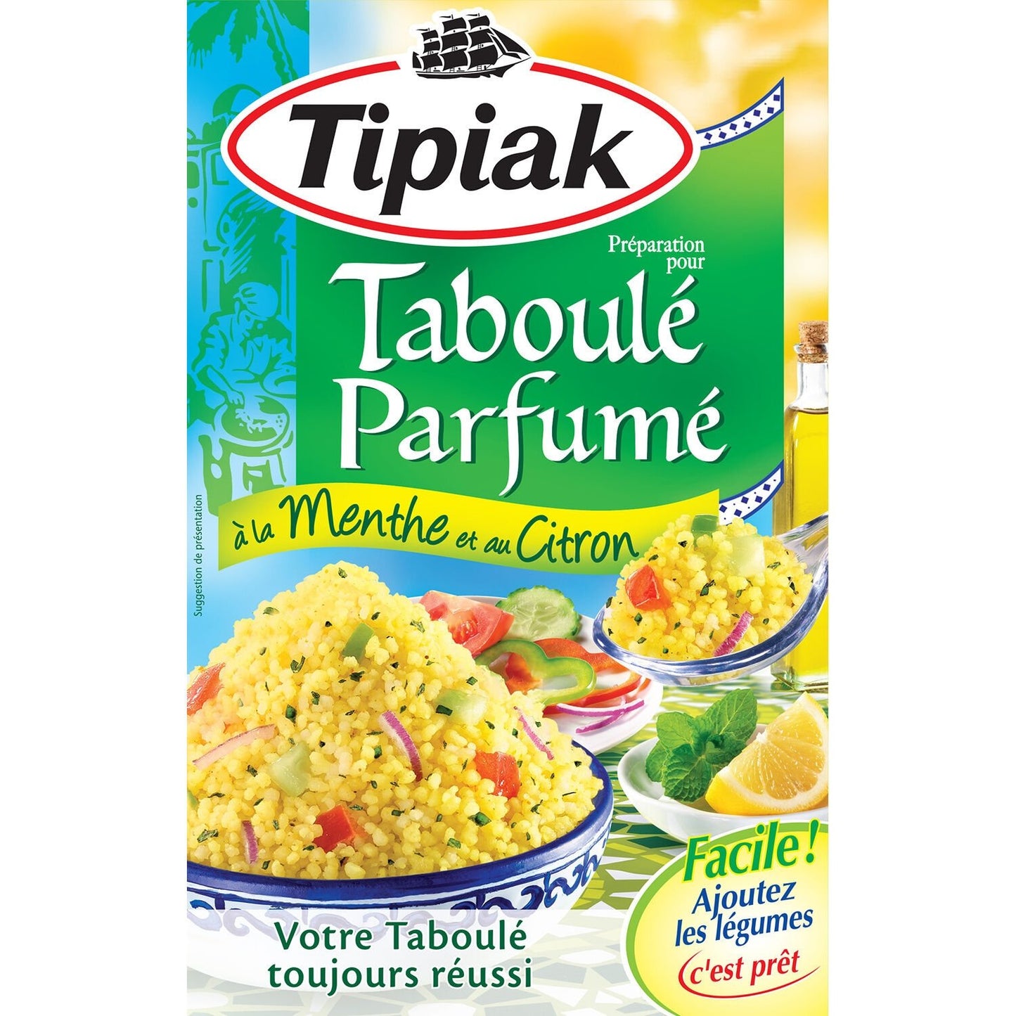 Préparation pour Taboulé Menthe Citron TIPIAK