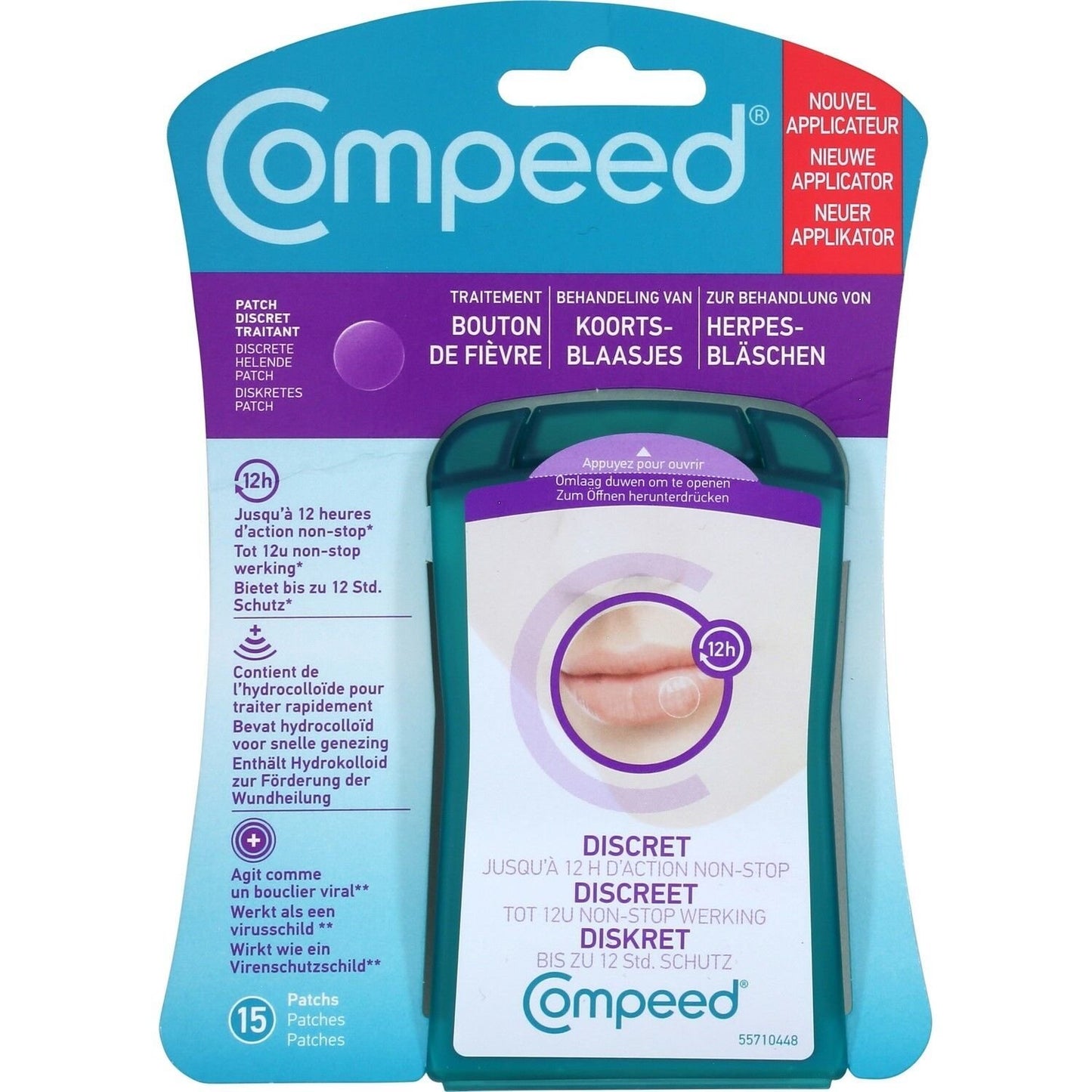 Patch Bouton de Fièvre Invisible Discret COMPEED