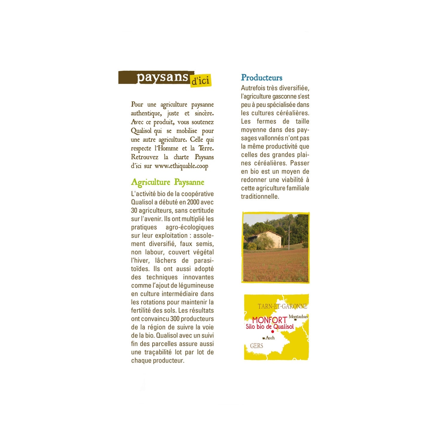Organic Gascony Chickpeas from Local Farmers