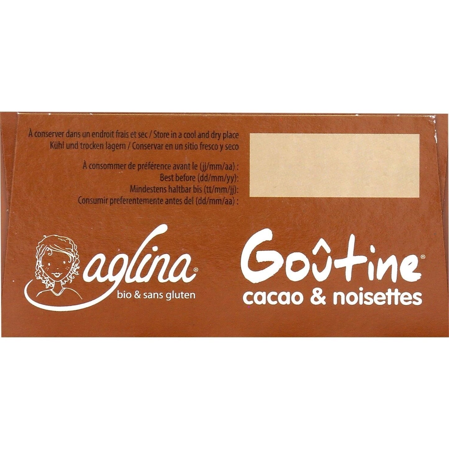 AGLINA Glutenfreie Bio-Kekse mit Kakao und Haselnüssen