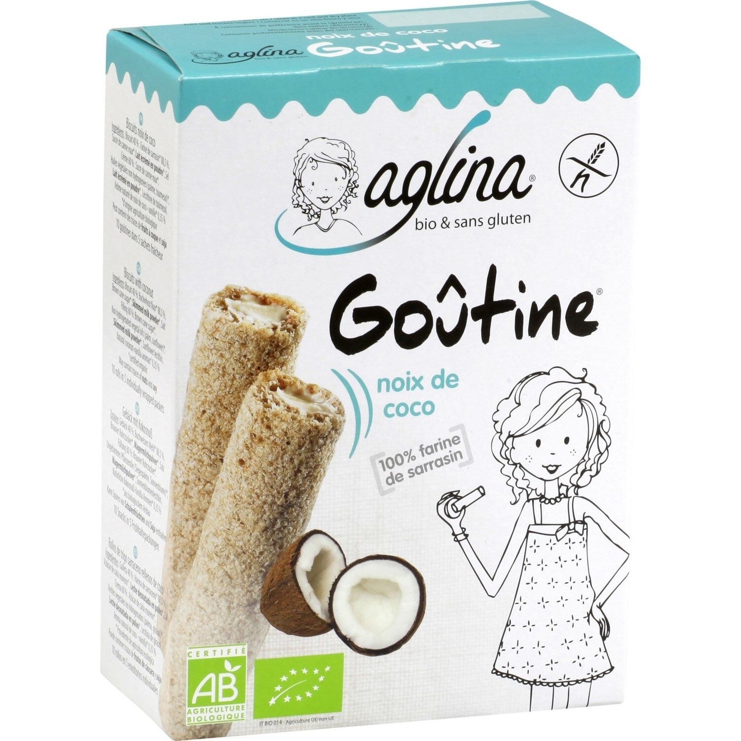 AGLINA Gluten Free Organic Coconut Cookies