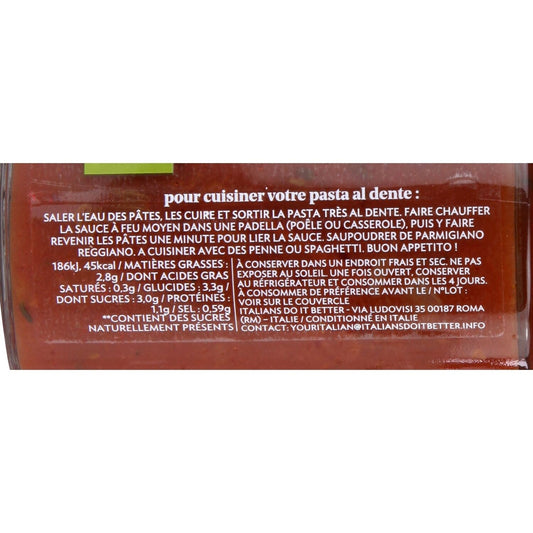 Sauce Tomate Provençale ITALIANS DO IT BETTER