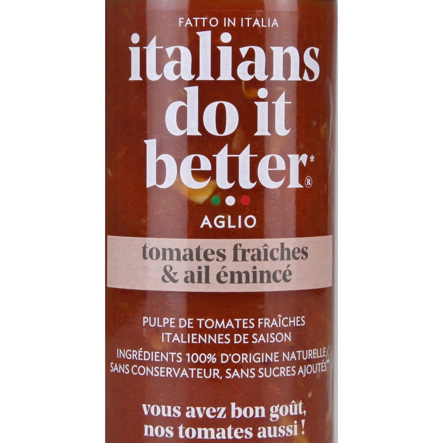 Tomato Sauce with Minced Garlic Italians Do It Better