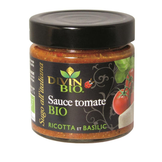 Sauce Tomate Ricotta Basilic DIVIN BIO