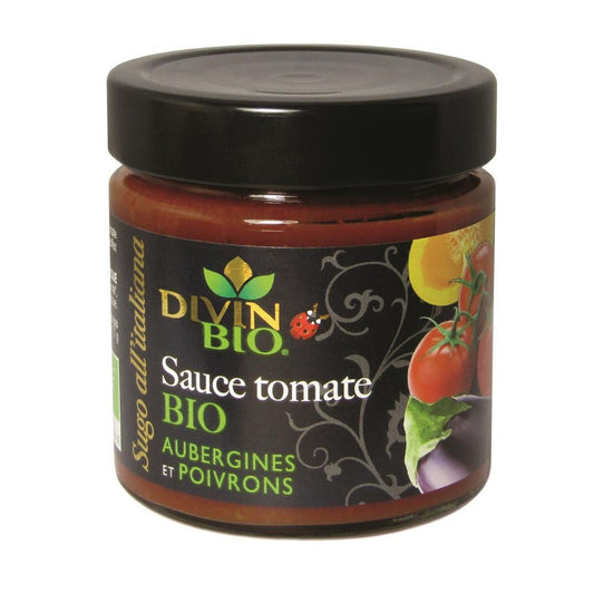 Sauce Tomate Poivrons Aubergines DIVIN BIO