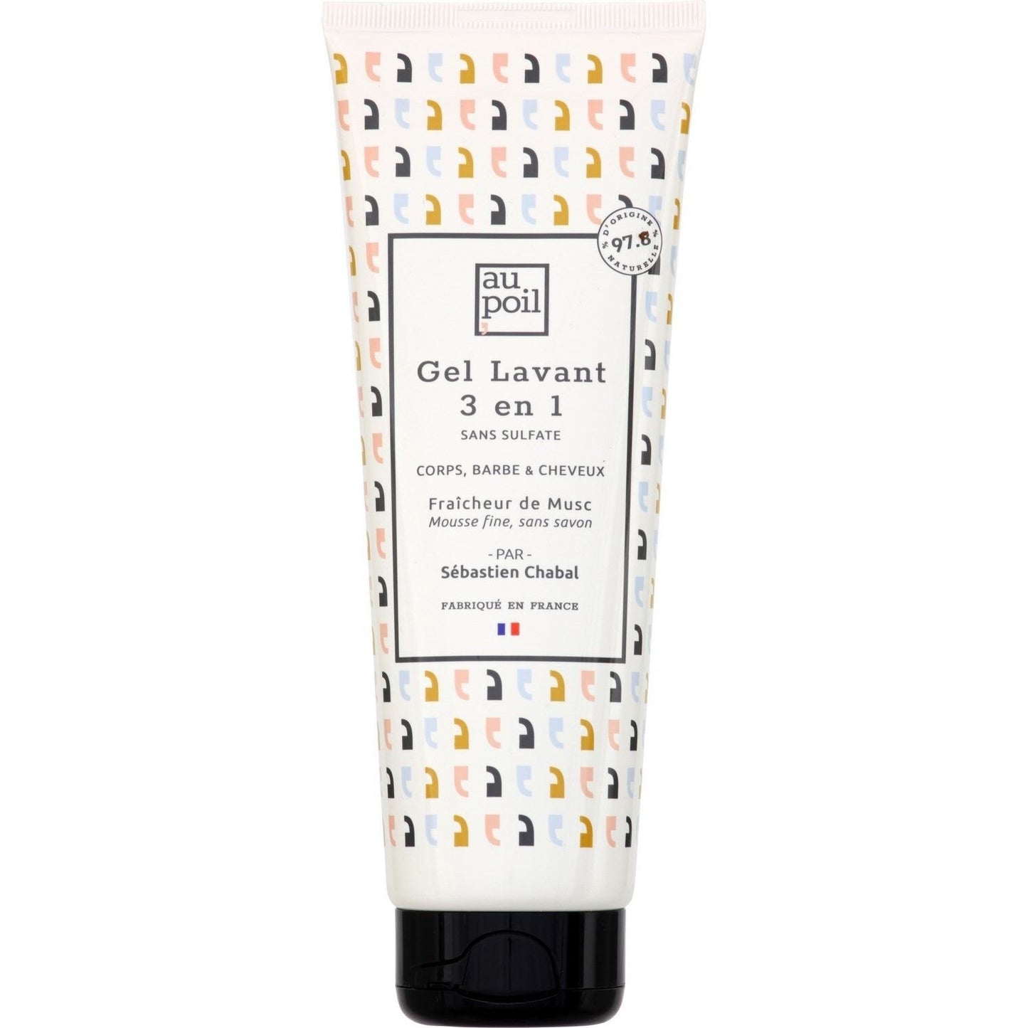 Shower Gel for Body, Beard, Hair, and Hair