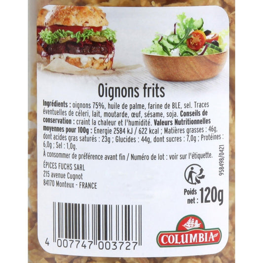 Oignons Frits COLUMBIA