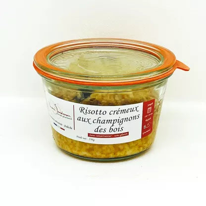 Risotto crémeux aux champignons des bois MARC SANDEVOIR