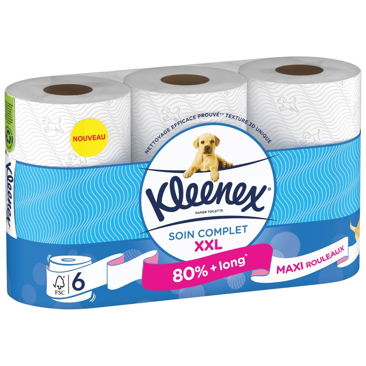 Papier Toilette Soin Complet Doux Résistant XXL KLEENEX