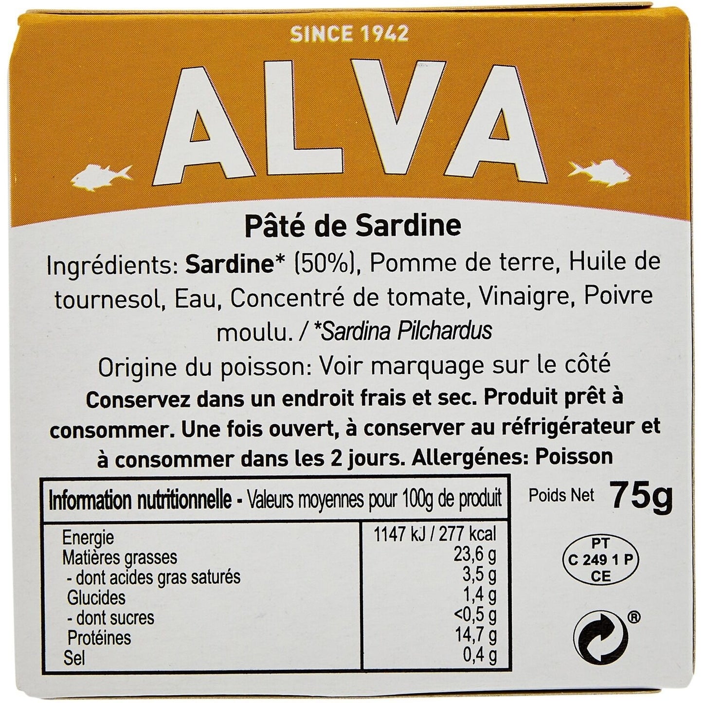 ALVA Sardine Pâté