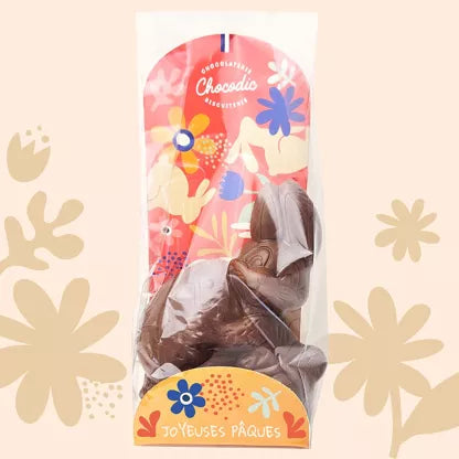 Moulage chocolat au lait Vivien le lapin CHOCODIC