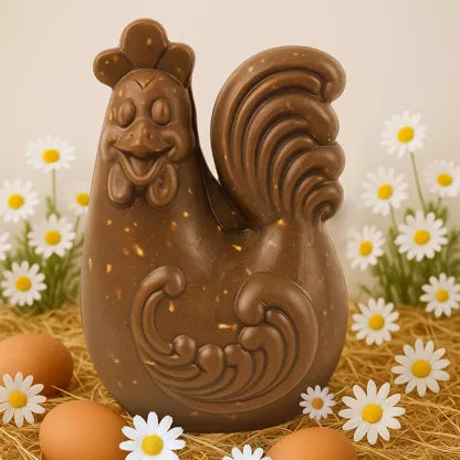 Moulage chocolat au lait Gaston le Coq CHOCODIC