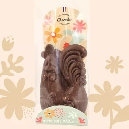 Moulage chocolat au lait Gaston le Coq CHOCODIC