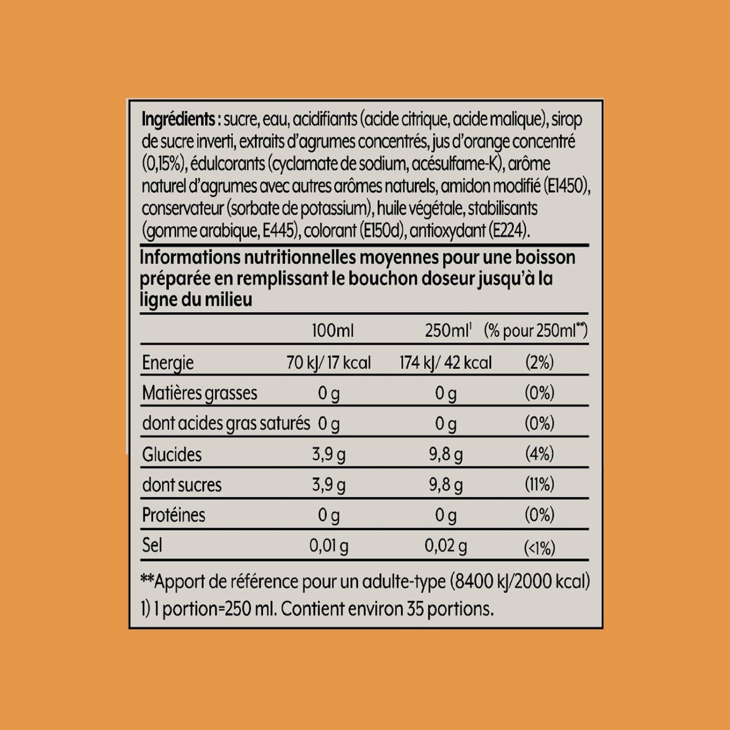 Concentré Agrumes 440ml SODASTREAM