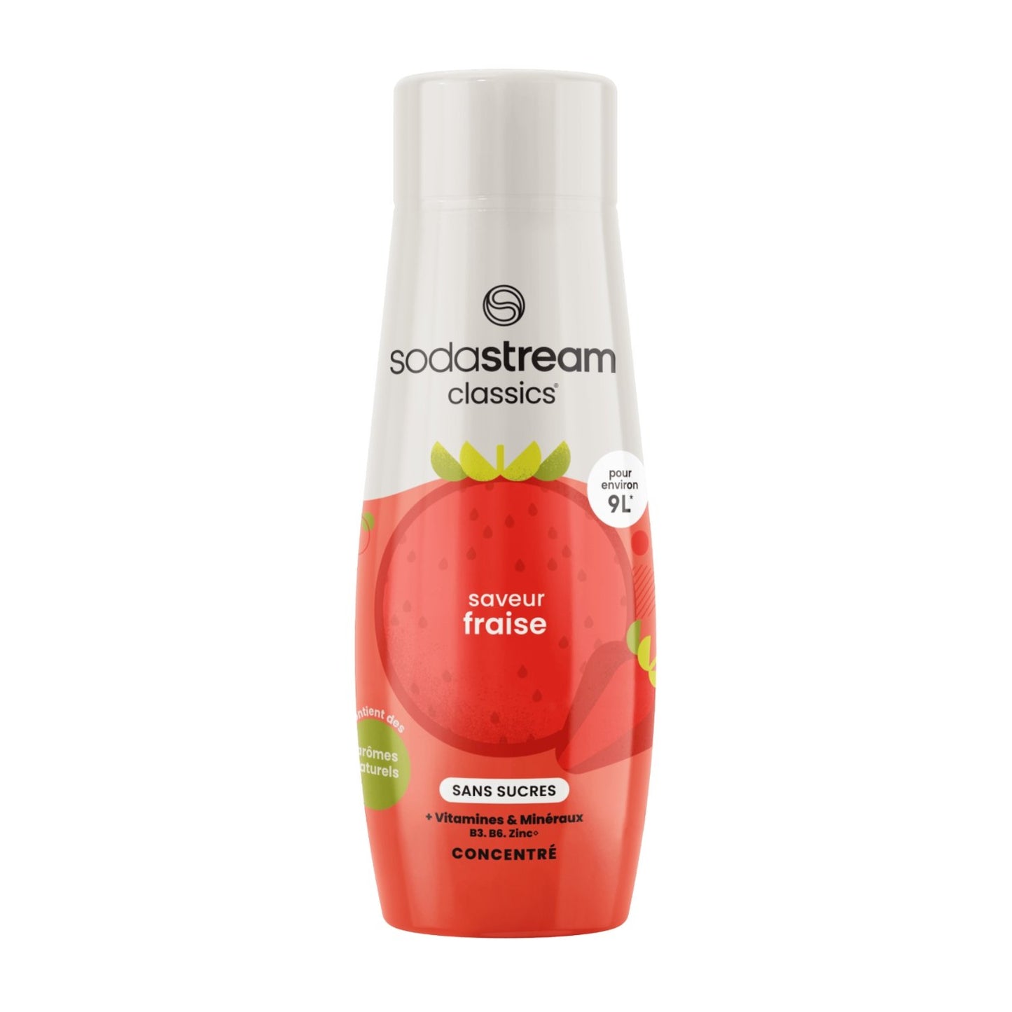 Sirop de Fraise Sans Sucres pour Sodastream 440ml SODASTREAM