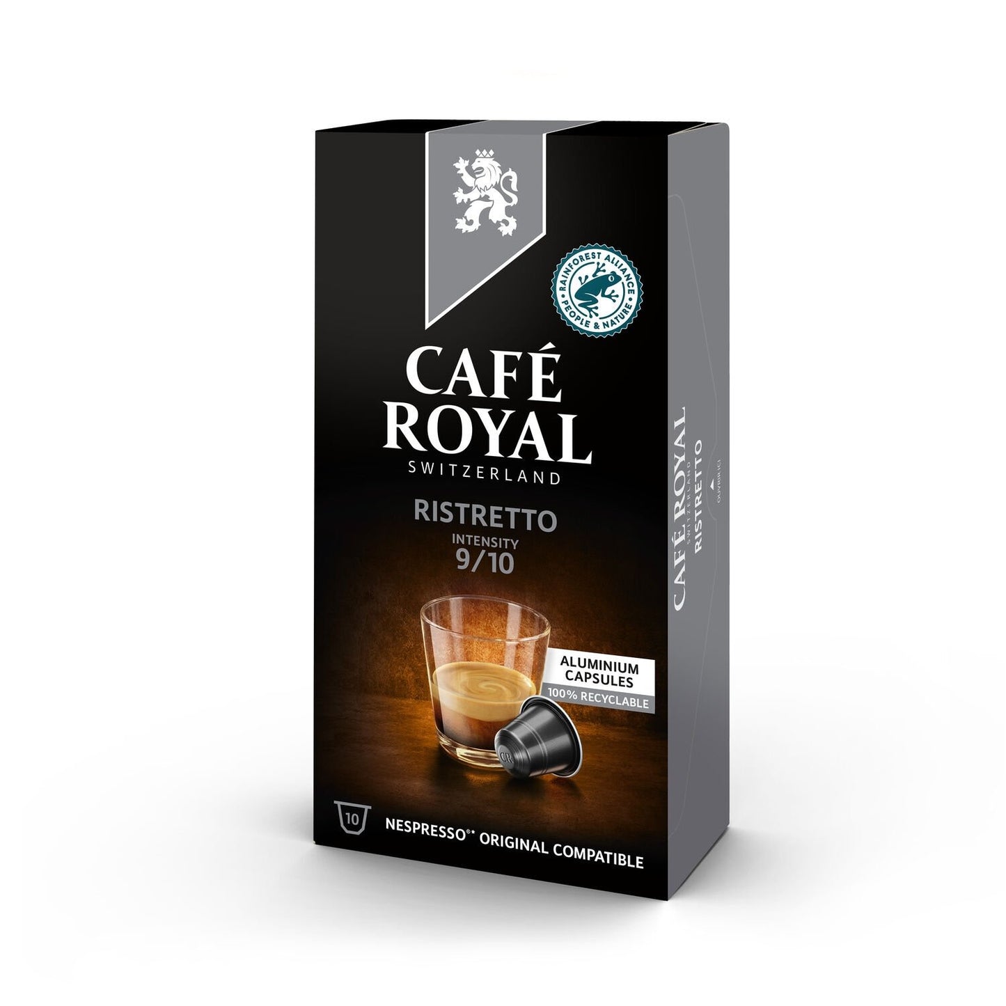 Coffee Capsules Compatible Nespresso Ristretto CAFE ROYAL