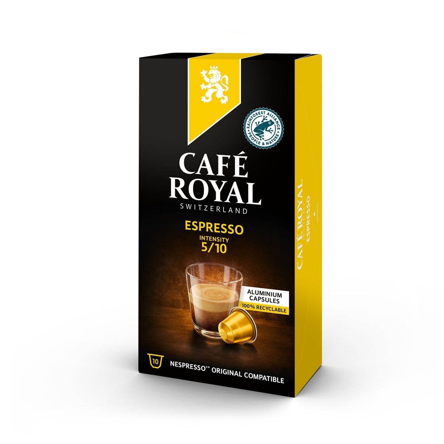 Coffee Capsules Compatible Nespresso Espresso CAFE ROYAL
