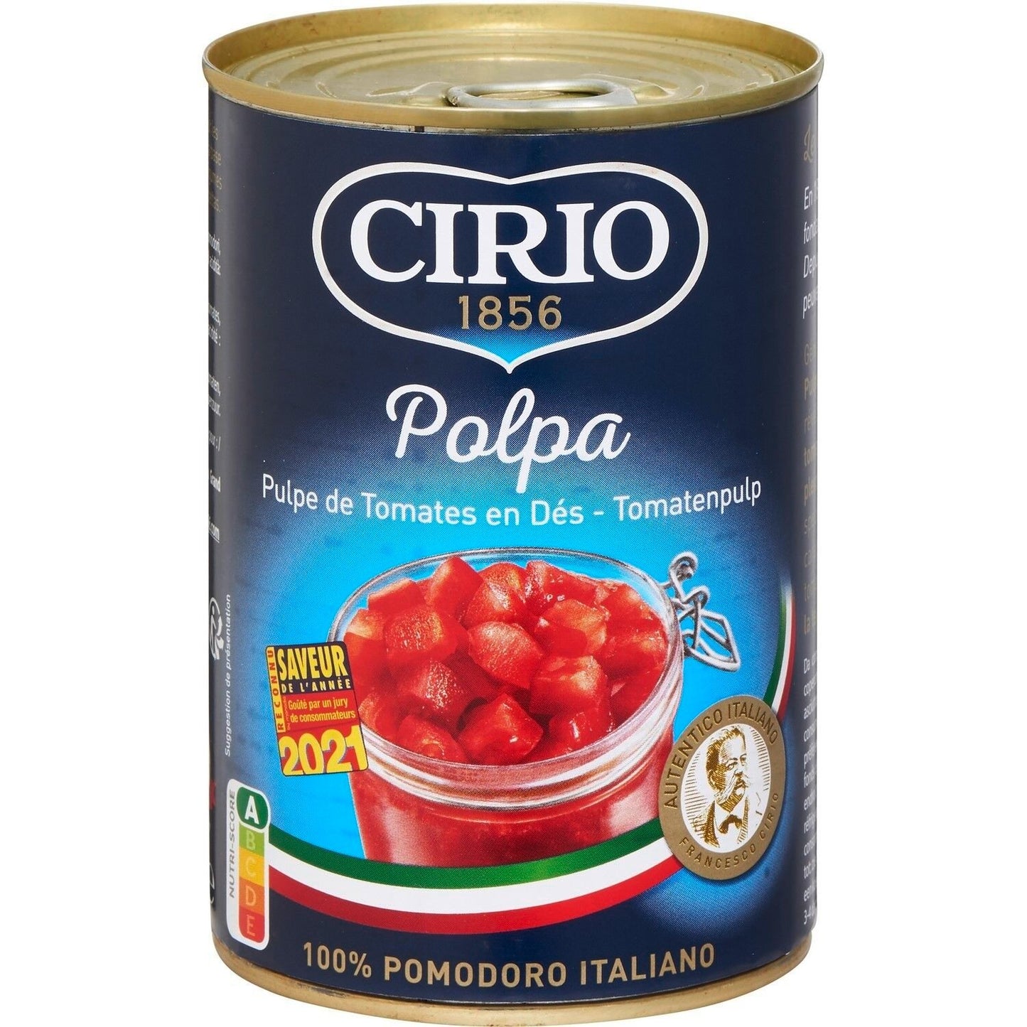 Pulpe de Tomates en Dés CIRIO la boite de 400g
