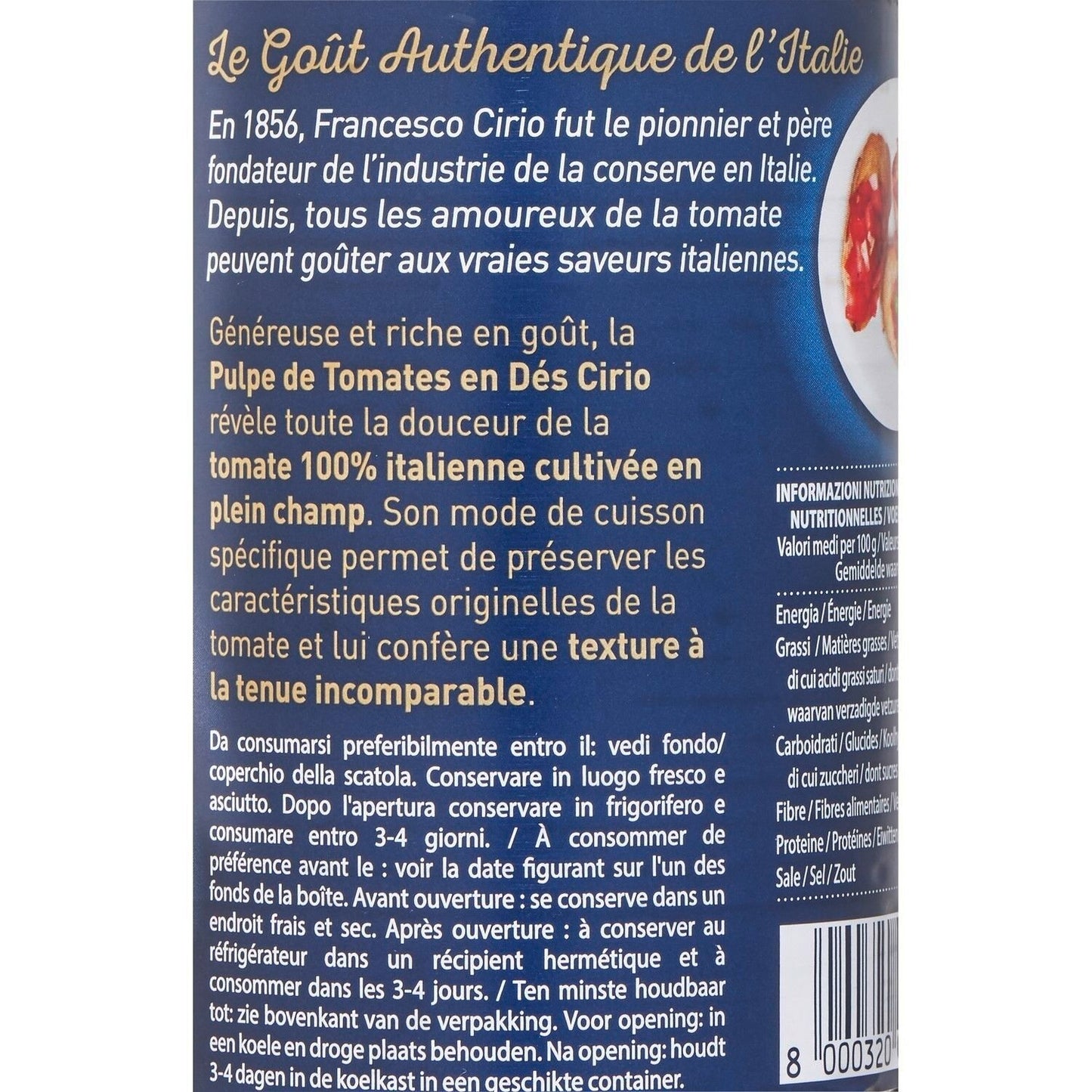 CIRIO Tomatenmark gewürfelt