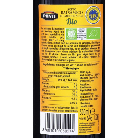PONTI Organic Balsamic Vinegar