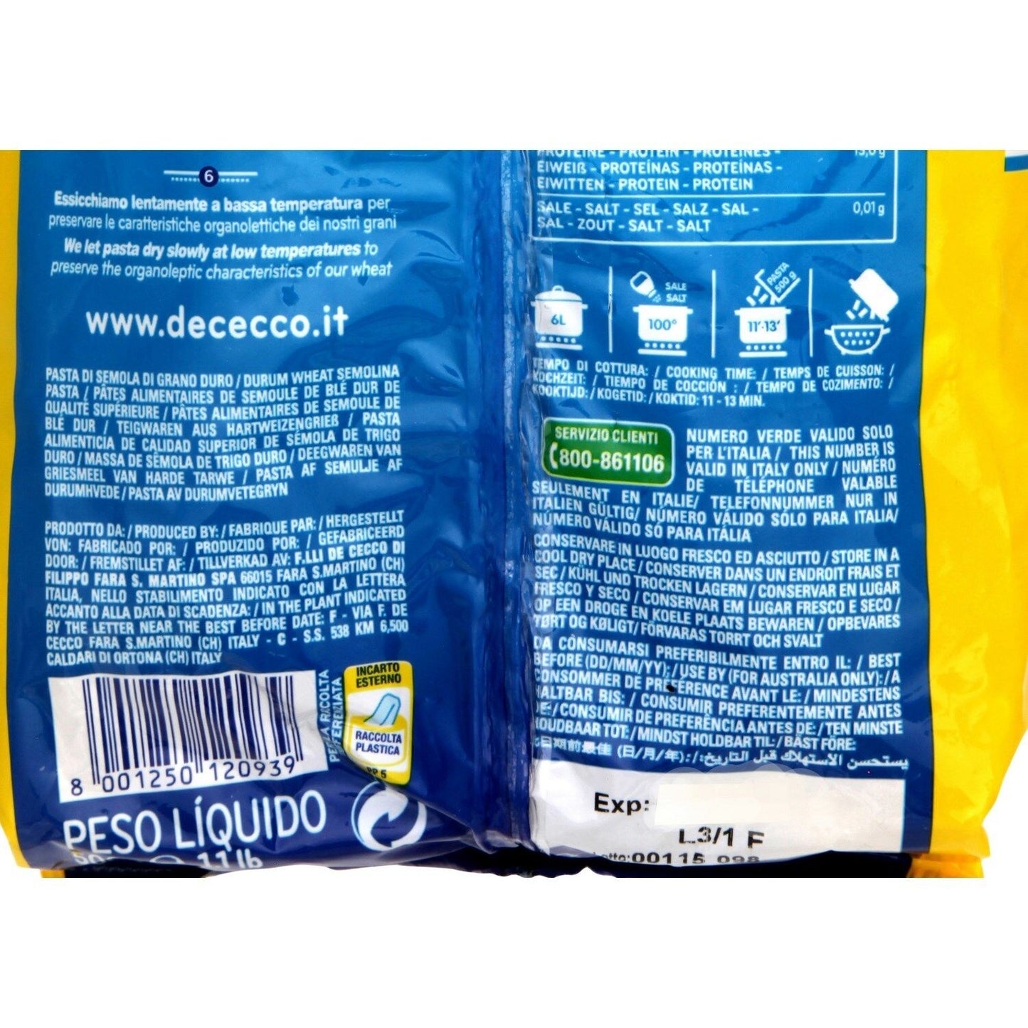 Farfalle Pasta No. 93 DE CECCO