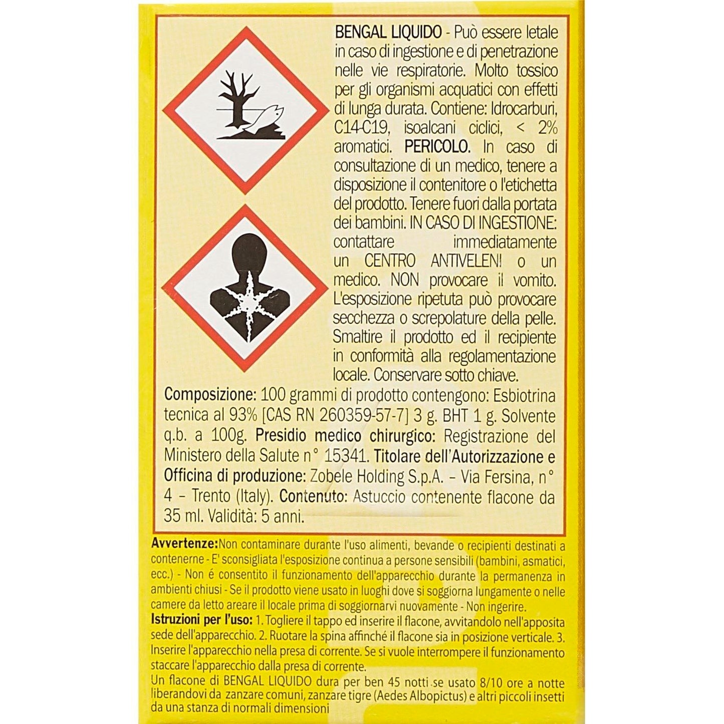 BENGAL Mosquito Repellent Refill