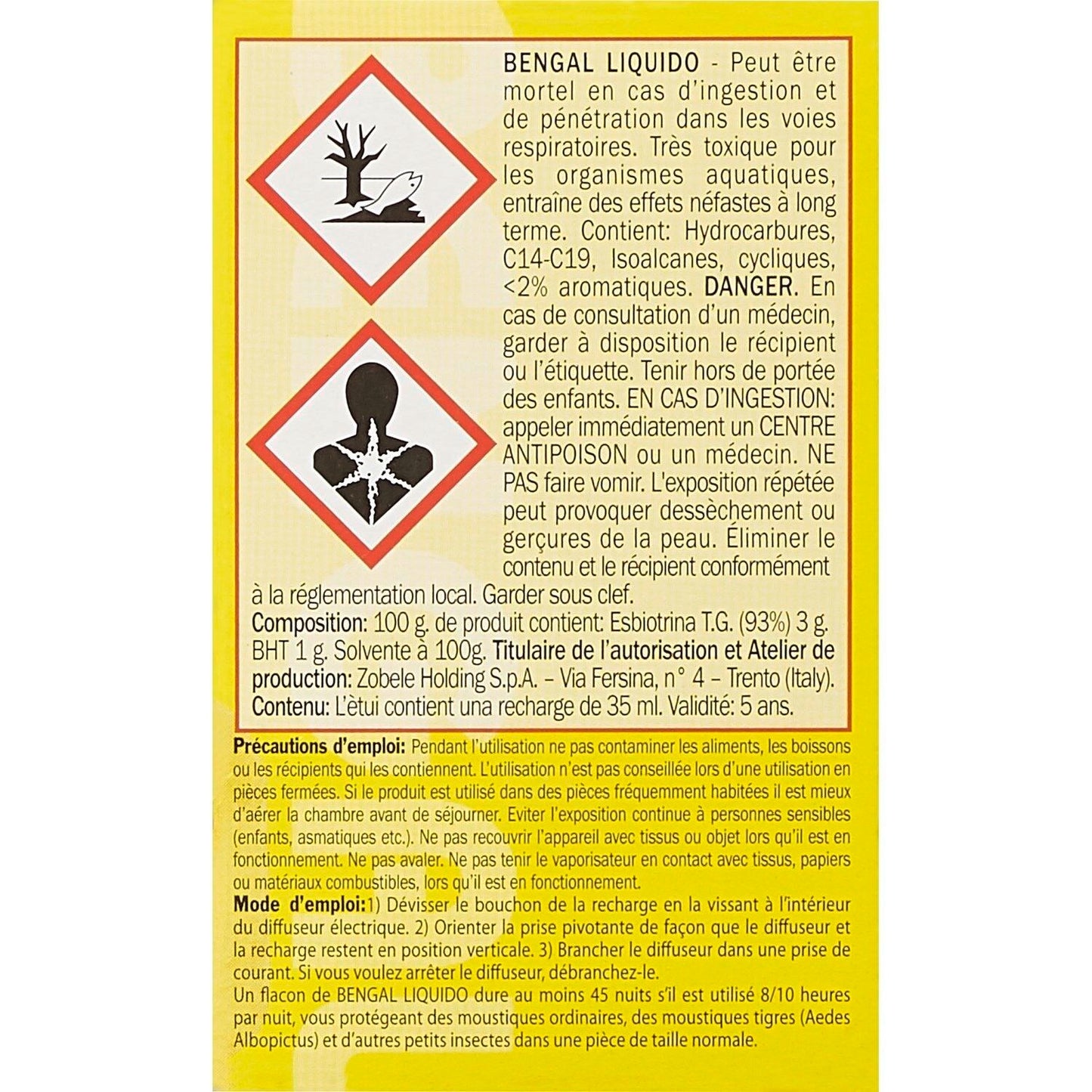 BENGAL Mosquito Repellent Refill