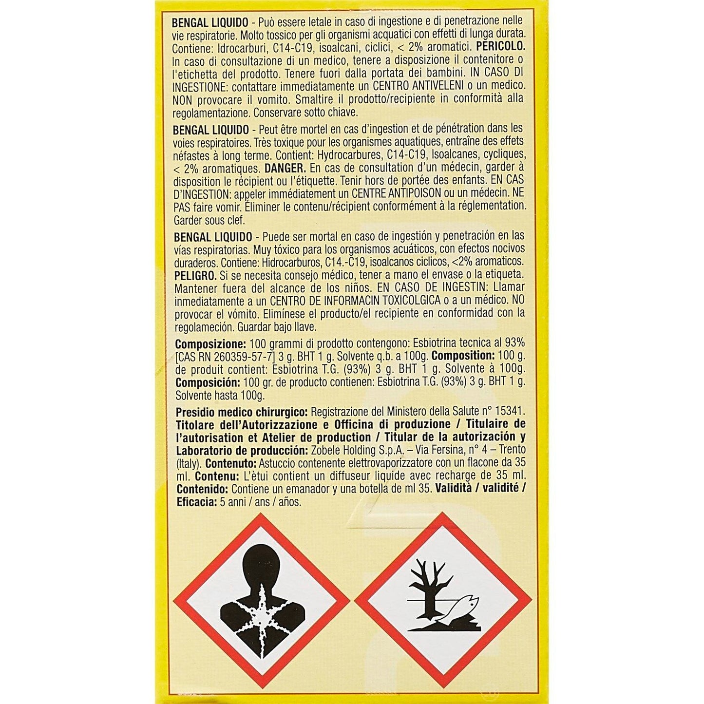BENGAL Mosquito Repellent Diffuser