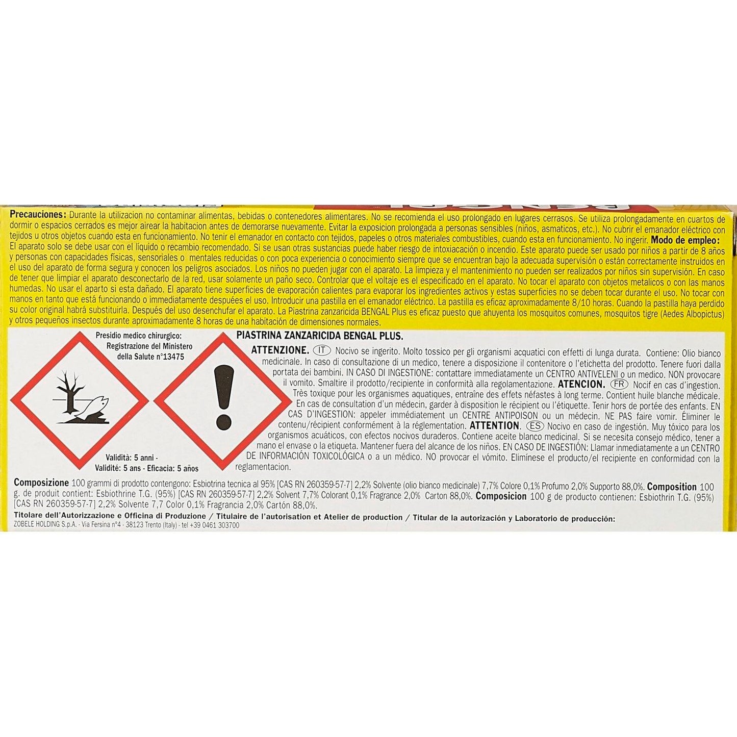 BENGAL Mosquito Repellent Tablets